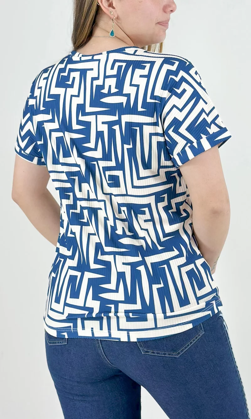Camiseta mujer manga corta estampada - Imagen 8