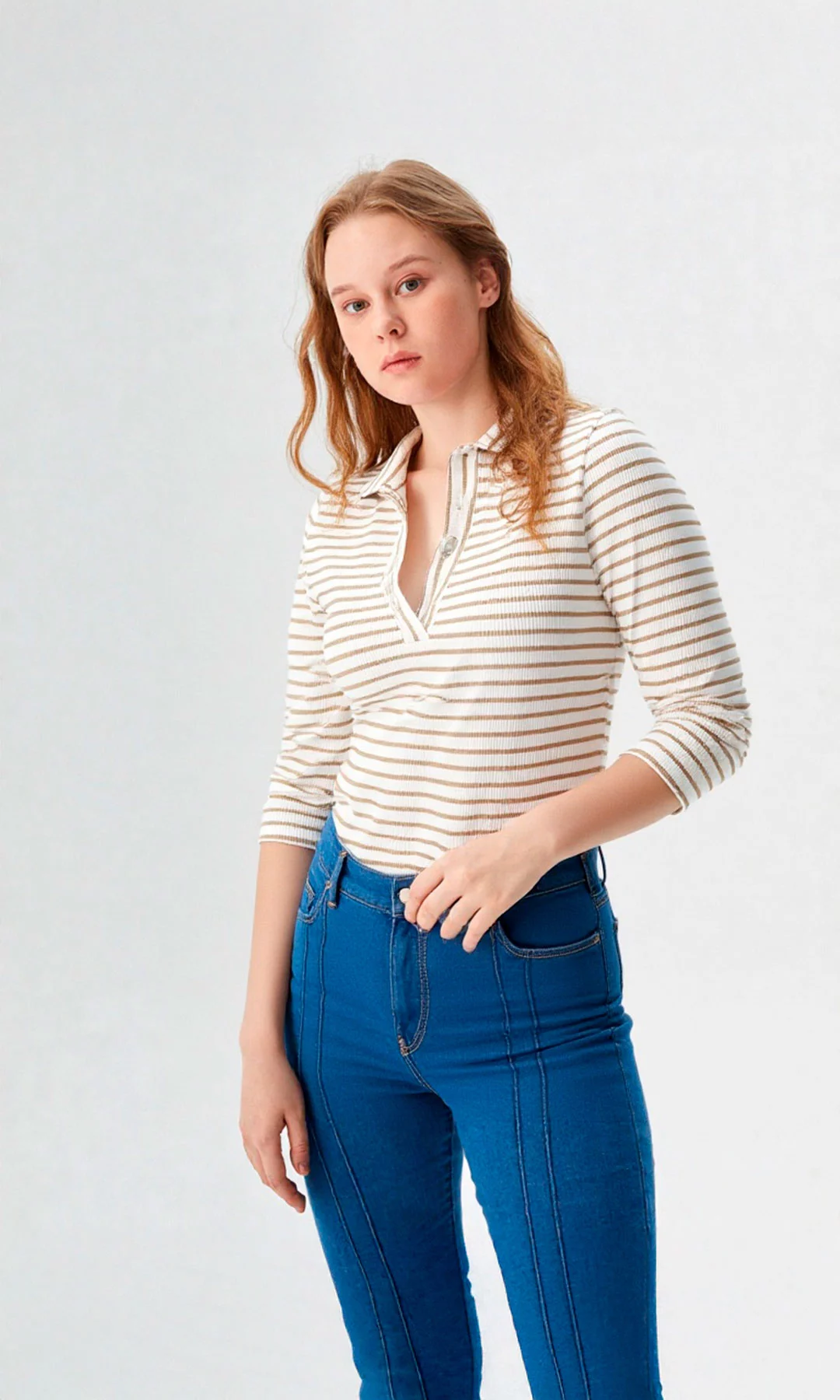 Camiseta mujer manga corta rayas - Imagen 8