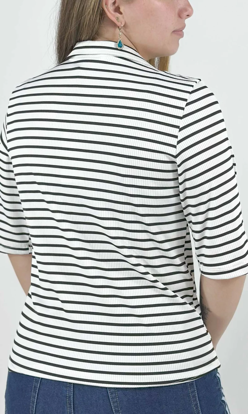 Camiseta mujer manga corta rayas - Imagen 5