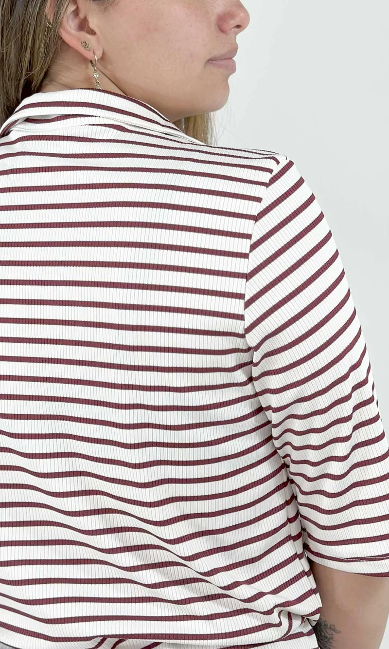 Camiseta mujer manga corta rayas - Imagen 8