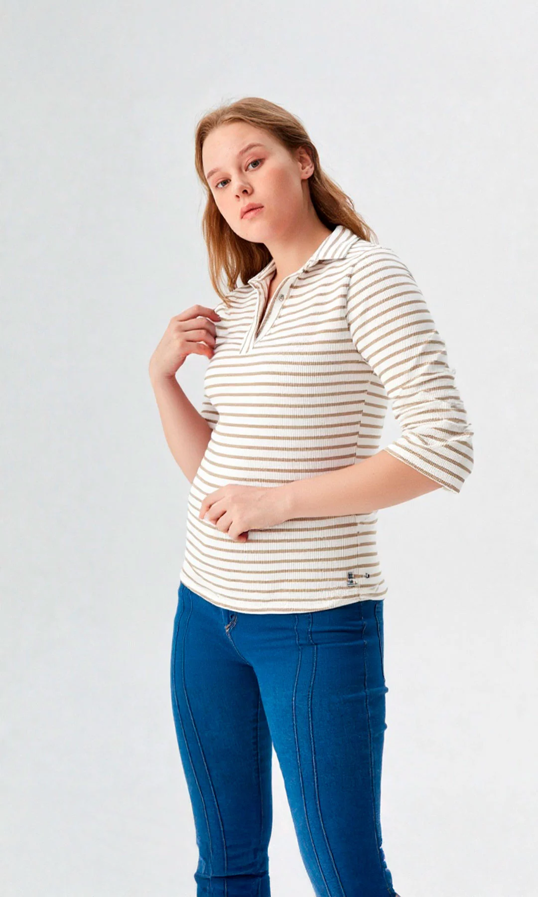 Camiseta mujer manga corta rayas - Imagen 7