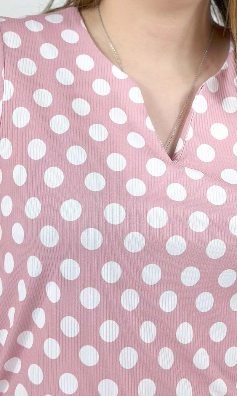 Camiseta mujer manga corta pepas - Imagen 2
