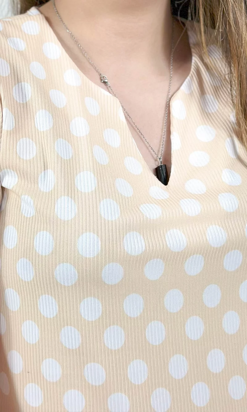 Camiseta mujer manga corta pepas - Imagen 8