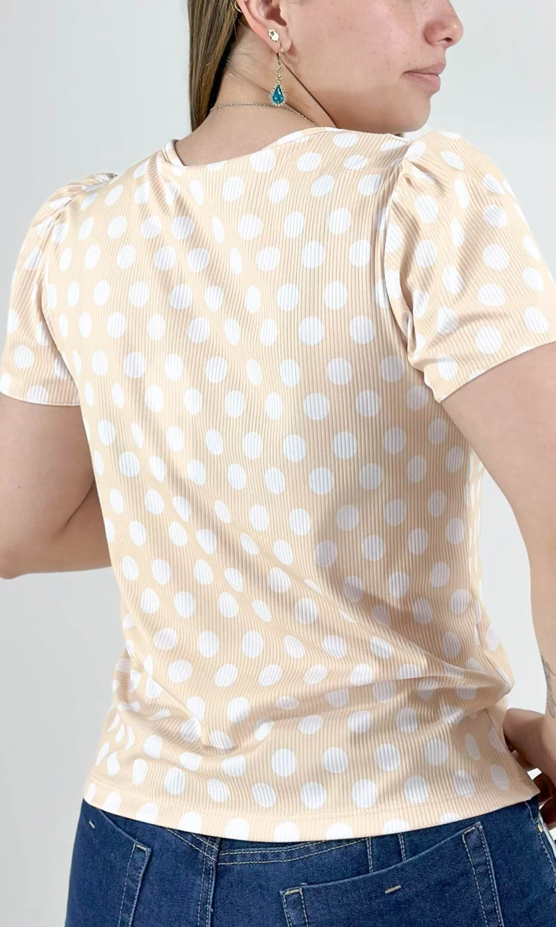 Camiseta mujer manga corta pepas - Imagen 9