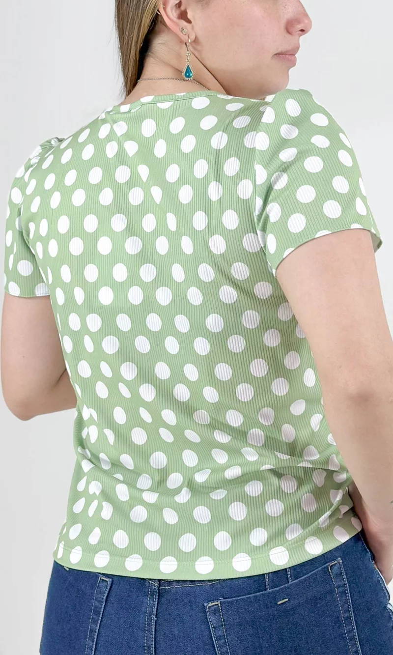 Camiseta mujer manga corta pepas - Imagen 6