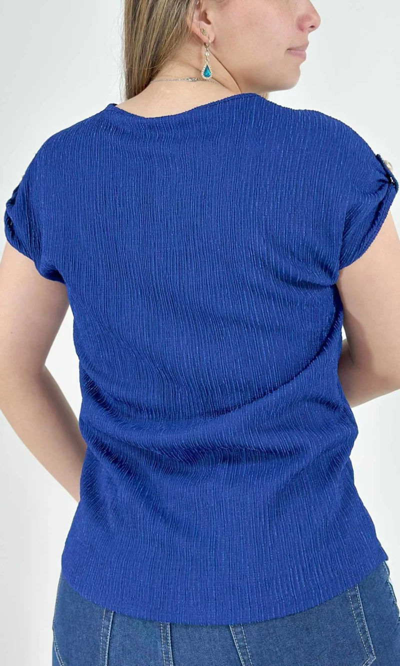 Camiseta mujer manga corta unicolor - Imagen 12
