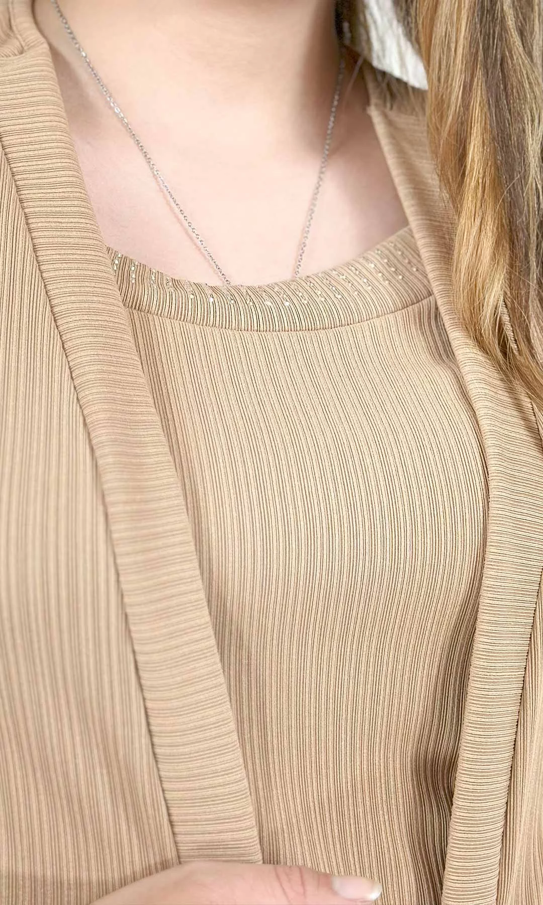 Camiseta mujer manga 3/4 unicolor - Imagen 10