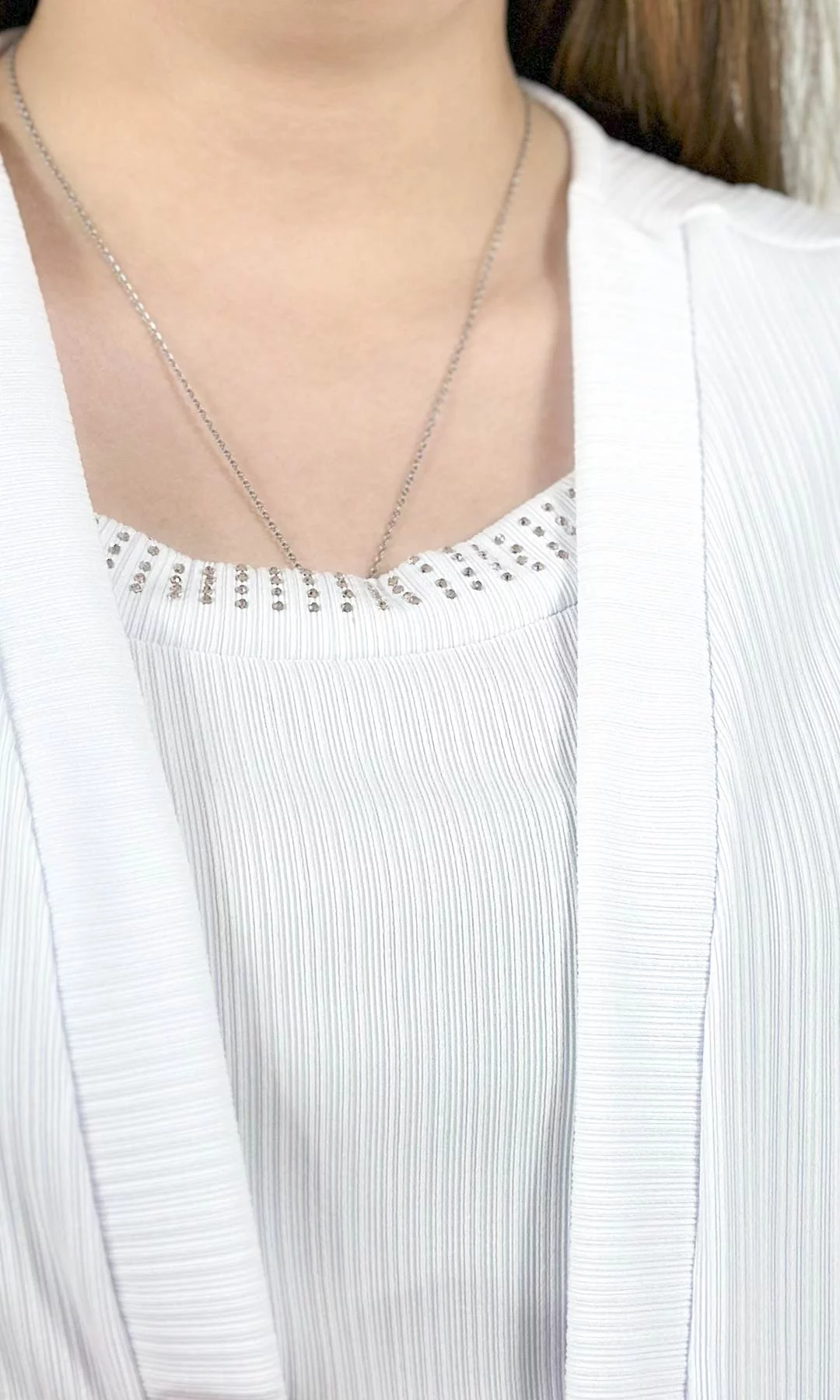 Camiseta mujer manga 3/4 unicolor - Imagen 7