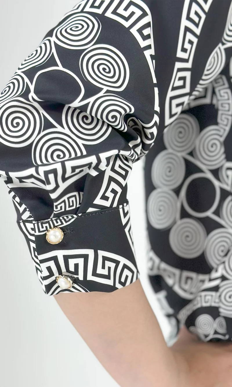 Blusa mujer manga 3/4 estampada - Imagen 6