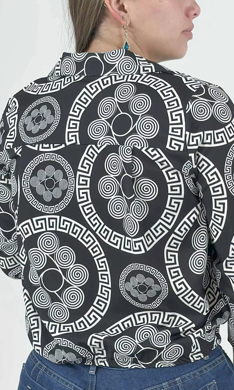 Blusa mujer manga 3/4 estampada - Imagen 7
