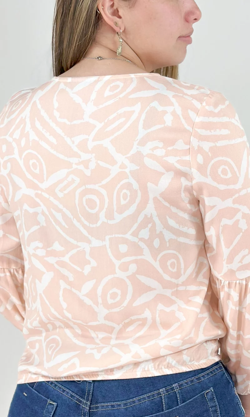 Blusa mujer manga 3/4 estampada - Imagen 7