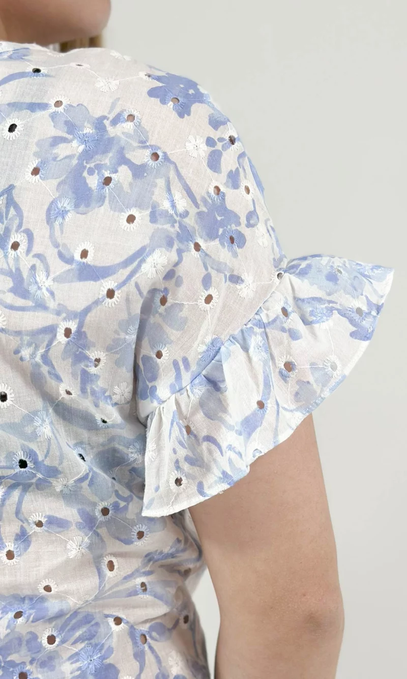 Blusa mujer manga corta estampada - Imagen 5