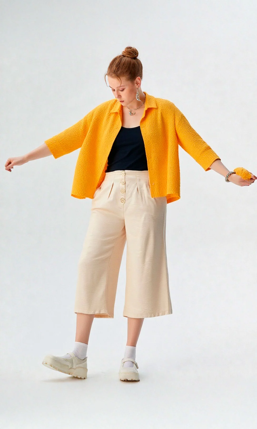 Capri mujer unicolor - Imagen 2