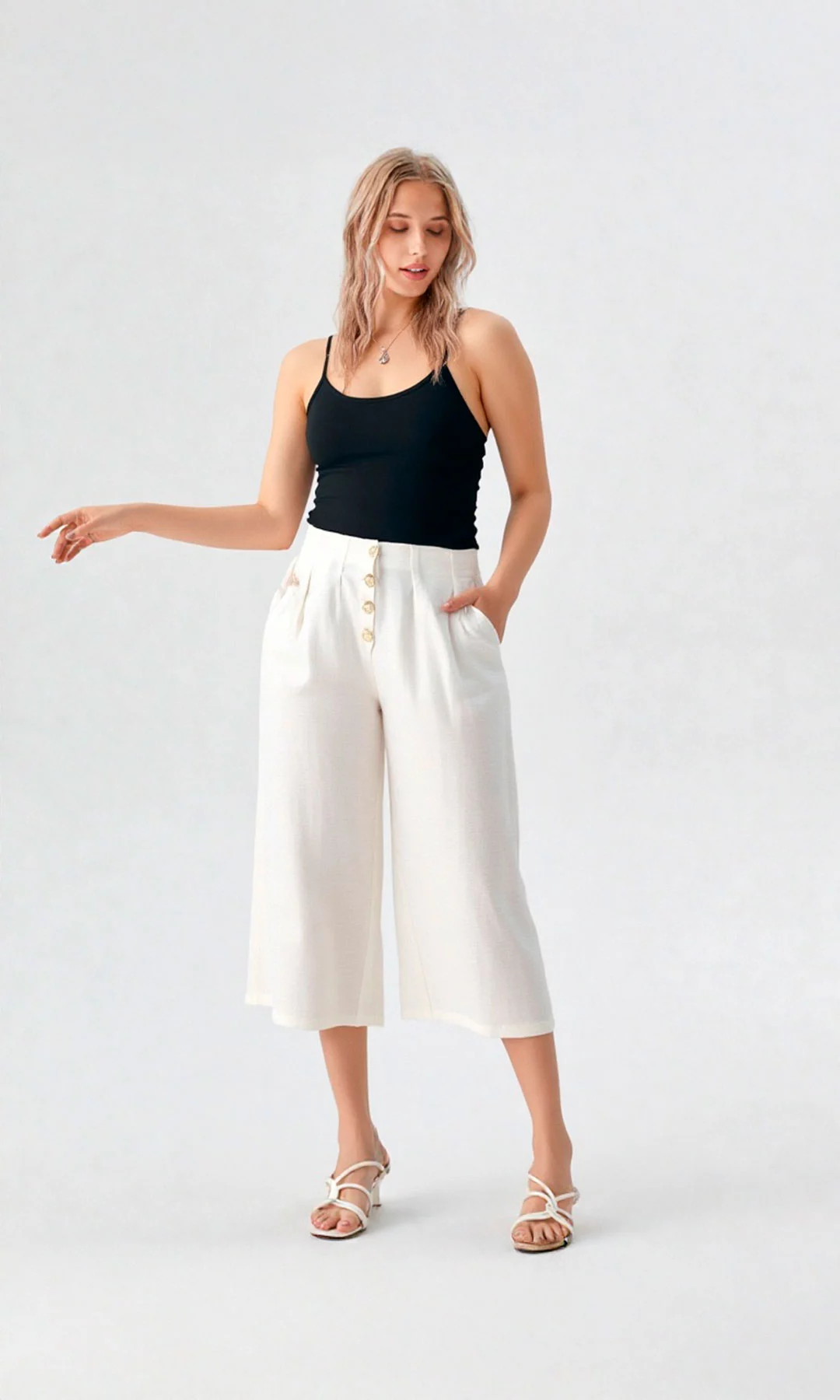 Capri mujer unicolor - Imagen 9