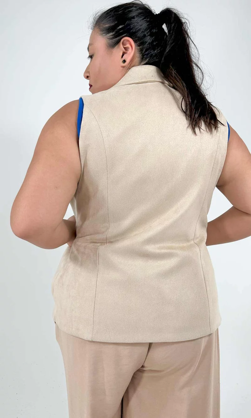 Chaleco mujer unicolor - Imagen 6