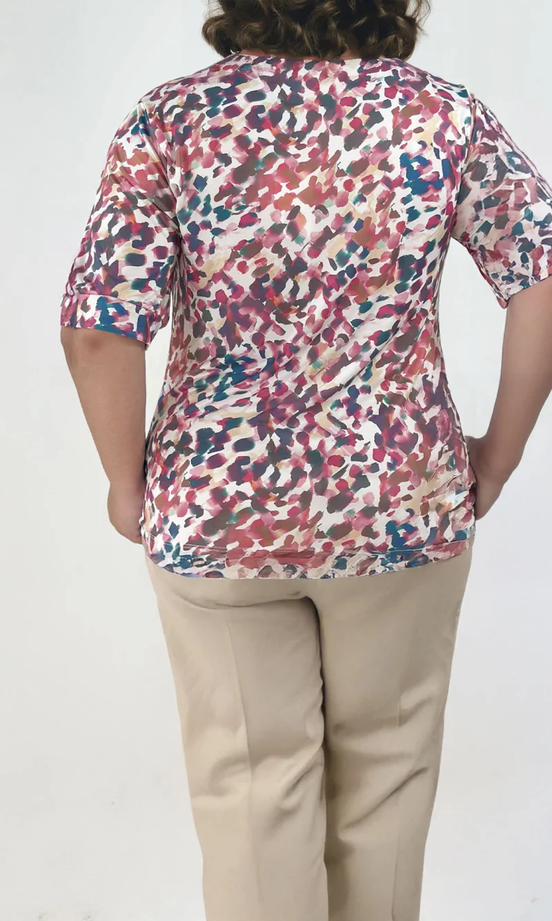 Camiseta mujer manga corta estampada - Imagen 4