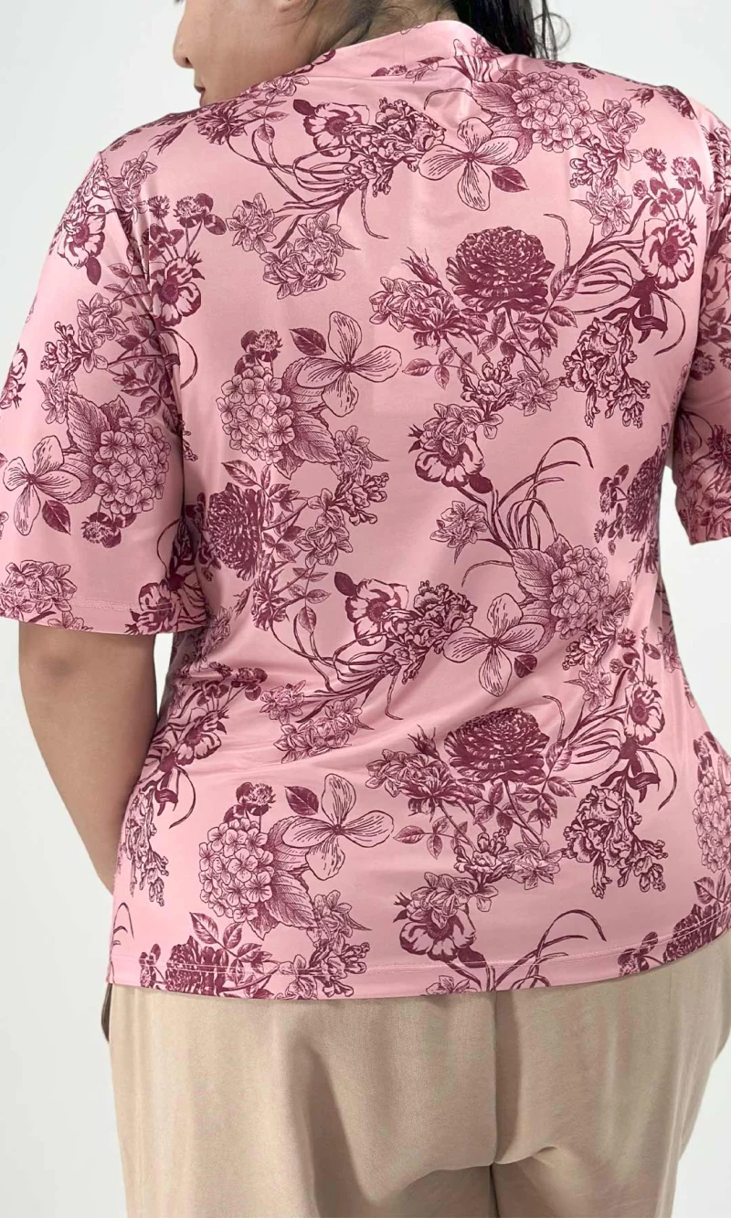 Camiseta mujer manga 3/4 estampada - Imagen 7