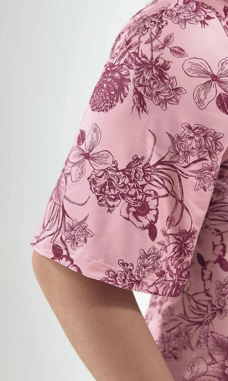 Camiseta mujer manga 3/4 estampada - Imagen 9