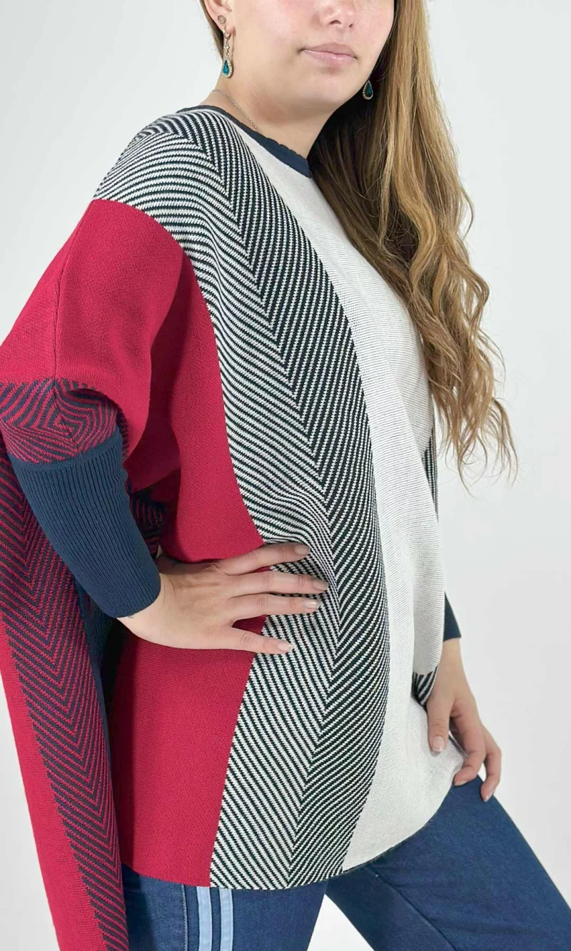 Ruana mujer con diseño - Imagen 7