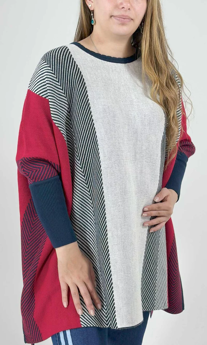 Ruana mujer con diseño - Imagen 5