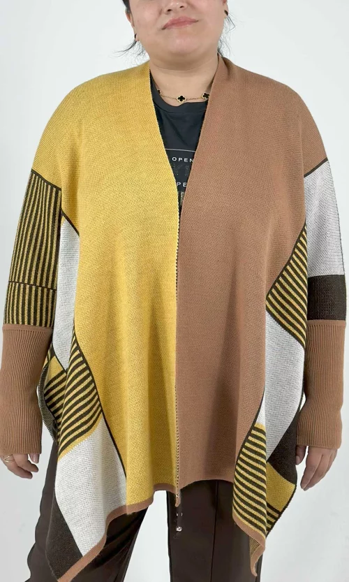 Ruana mujer con diseño