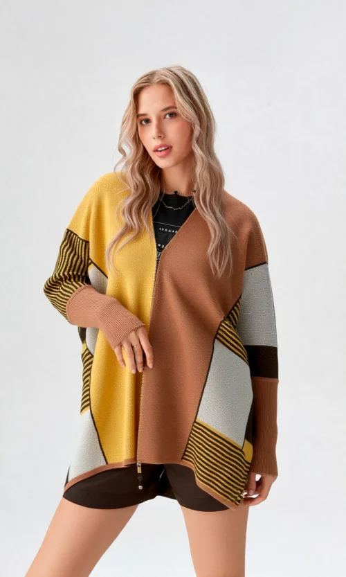 Ruana mujer con diseño