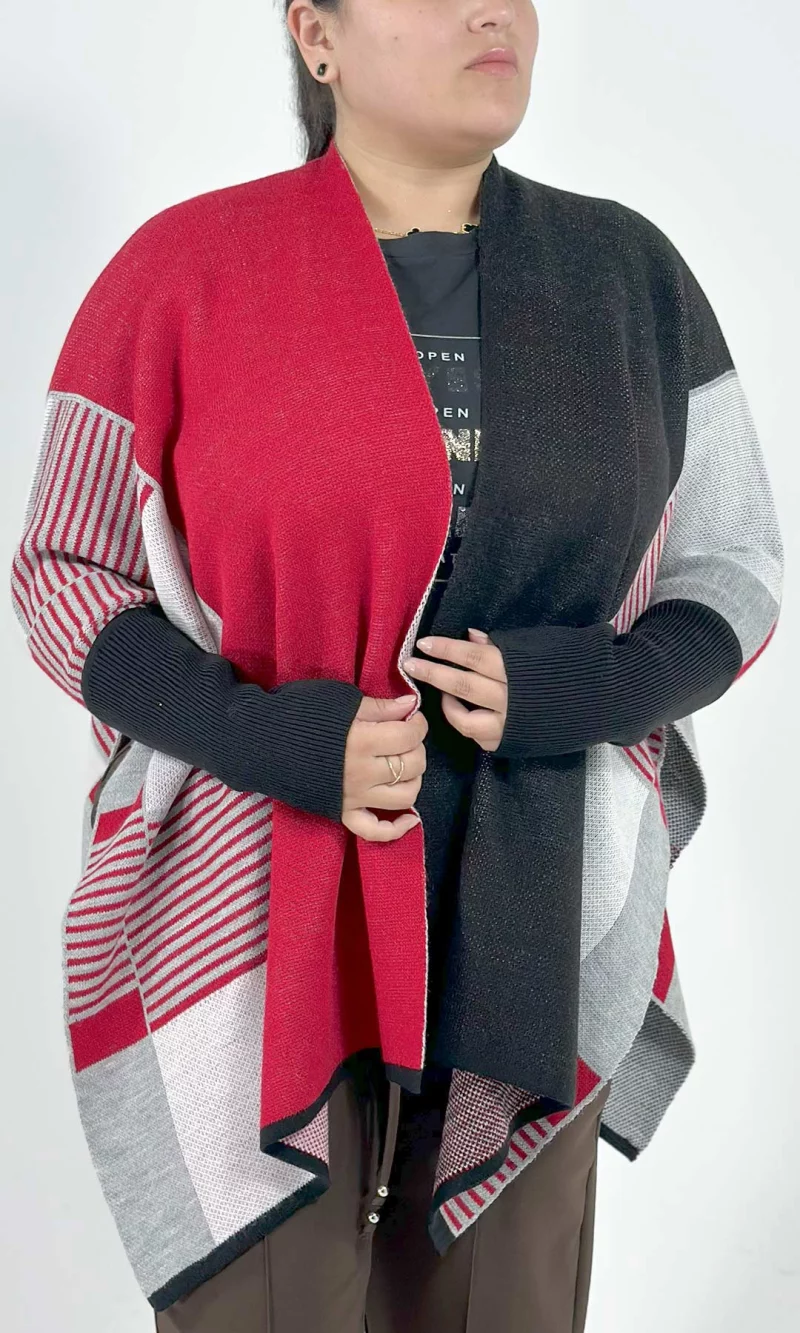 Ruana mujer con diseño - Imagen 5