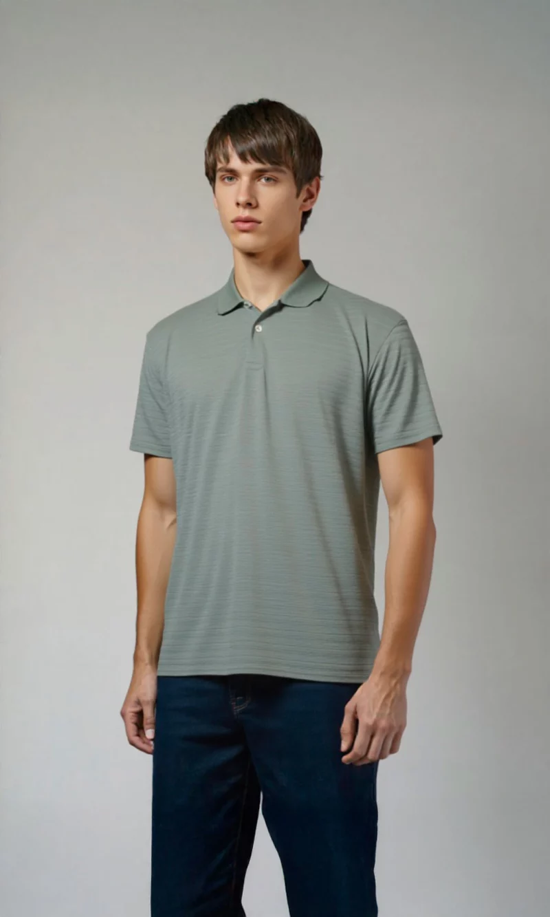 Polo hombre unicolor - Imagen 6