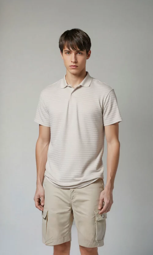 Polo hombre unicolor