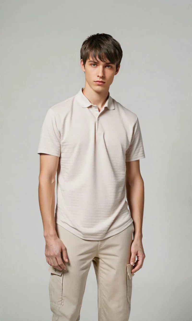 Polo hombre unicolor - Imagen 2