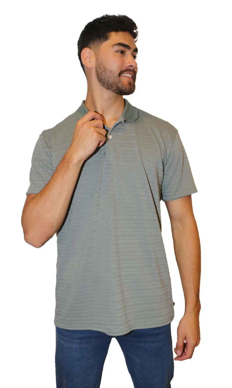Polo hombre unicolor - Imagen 4