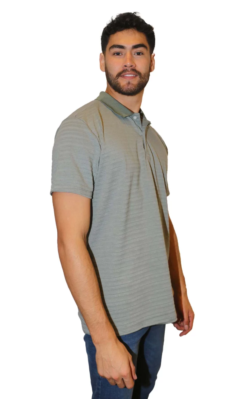 Polo hombre unicolor - Imagen 5
