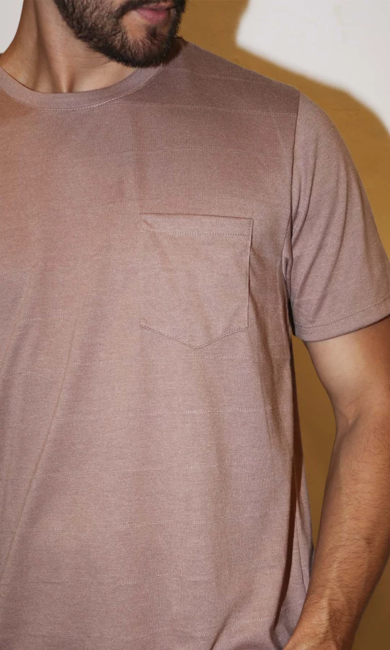 Camiseta hombre unicolor - Imagen 2