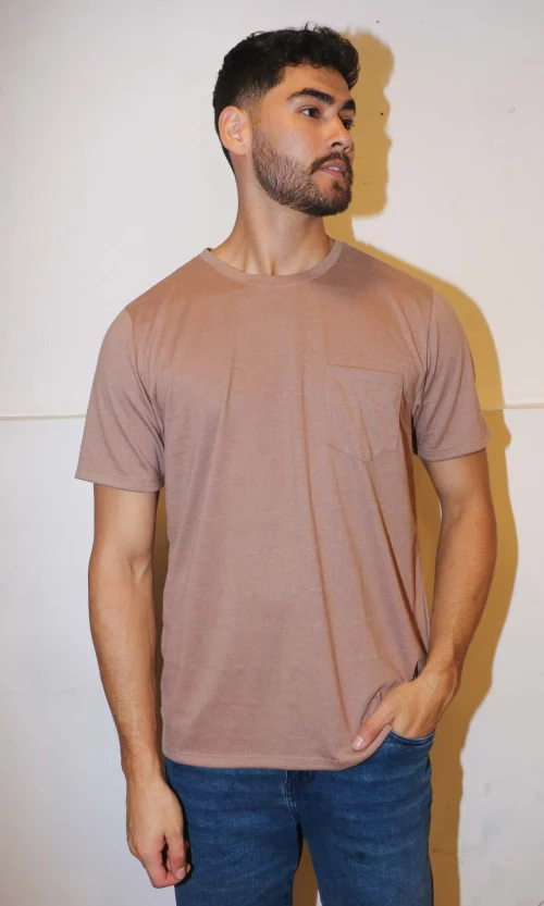 Camiseta hombre unicolor