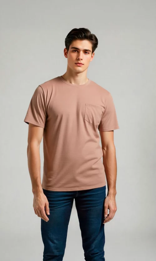 Camiseta hombre unicolor
