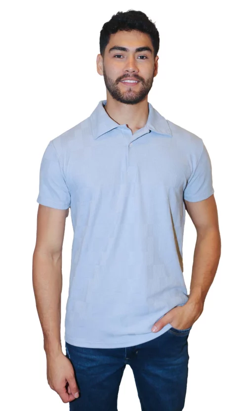 Polo hombre unicolor