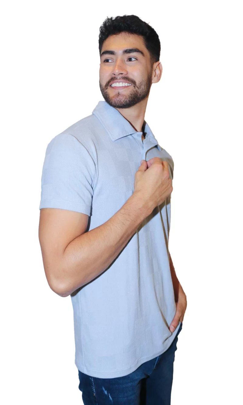 Polo hombre unicolor - Imagen 3