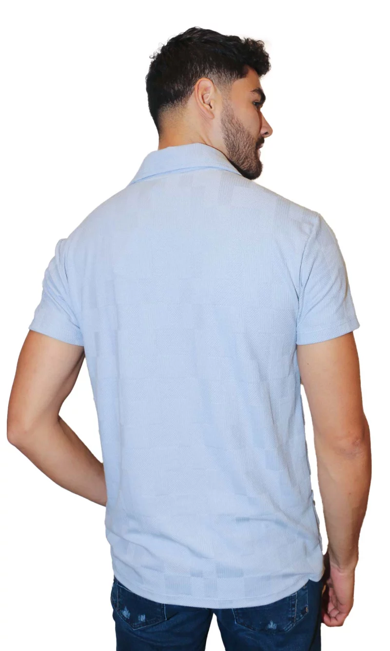 Polo hombre unicolor - Imagen 4
