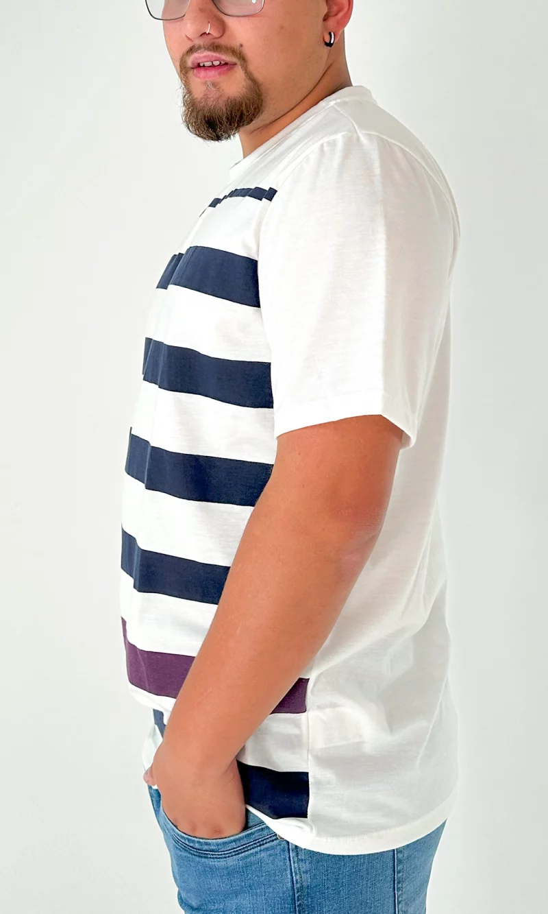 Camiseta hombre rayas - Imagen 2