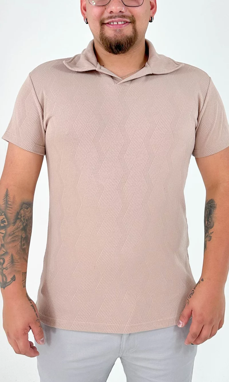 Polo hombre unicolor - Imagen 4