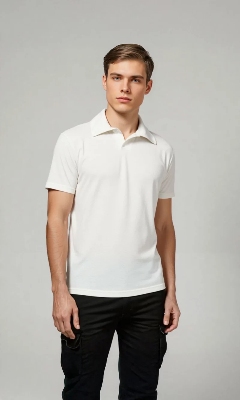 Polo hombre unicolor - Imagen 2