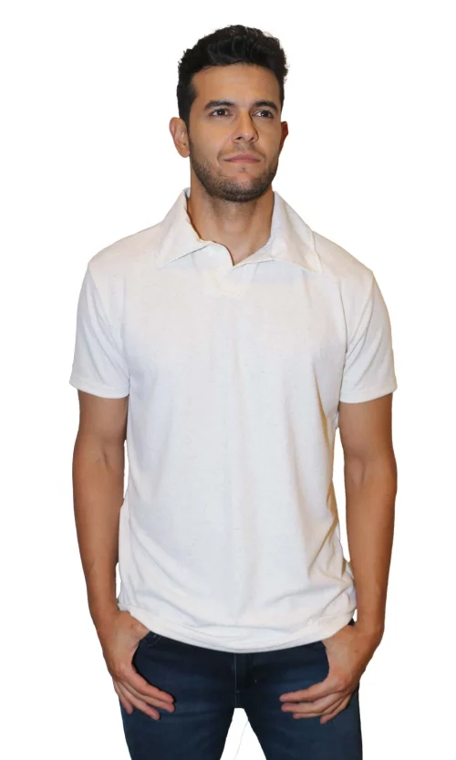 Polo hombre unicolor