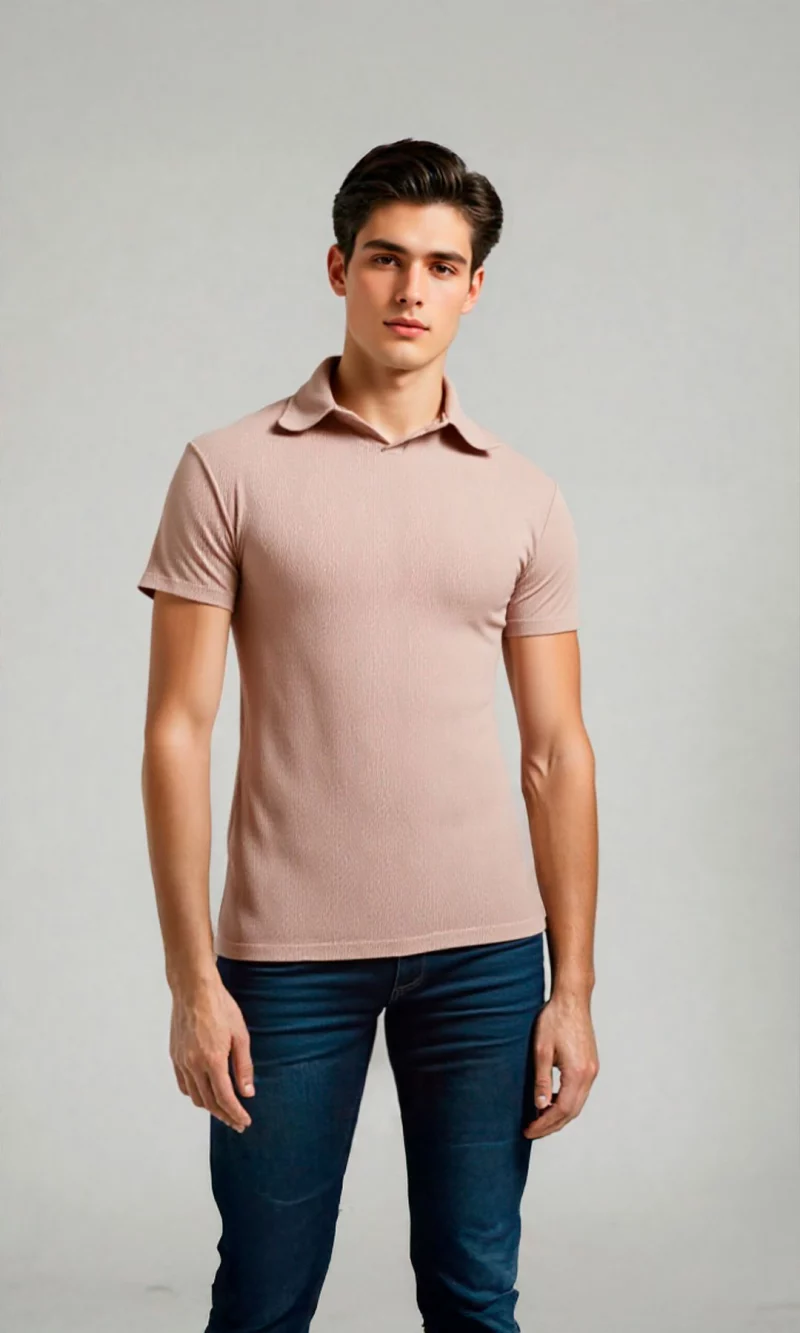 Polo hombre unicolor - Imagen 5