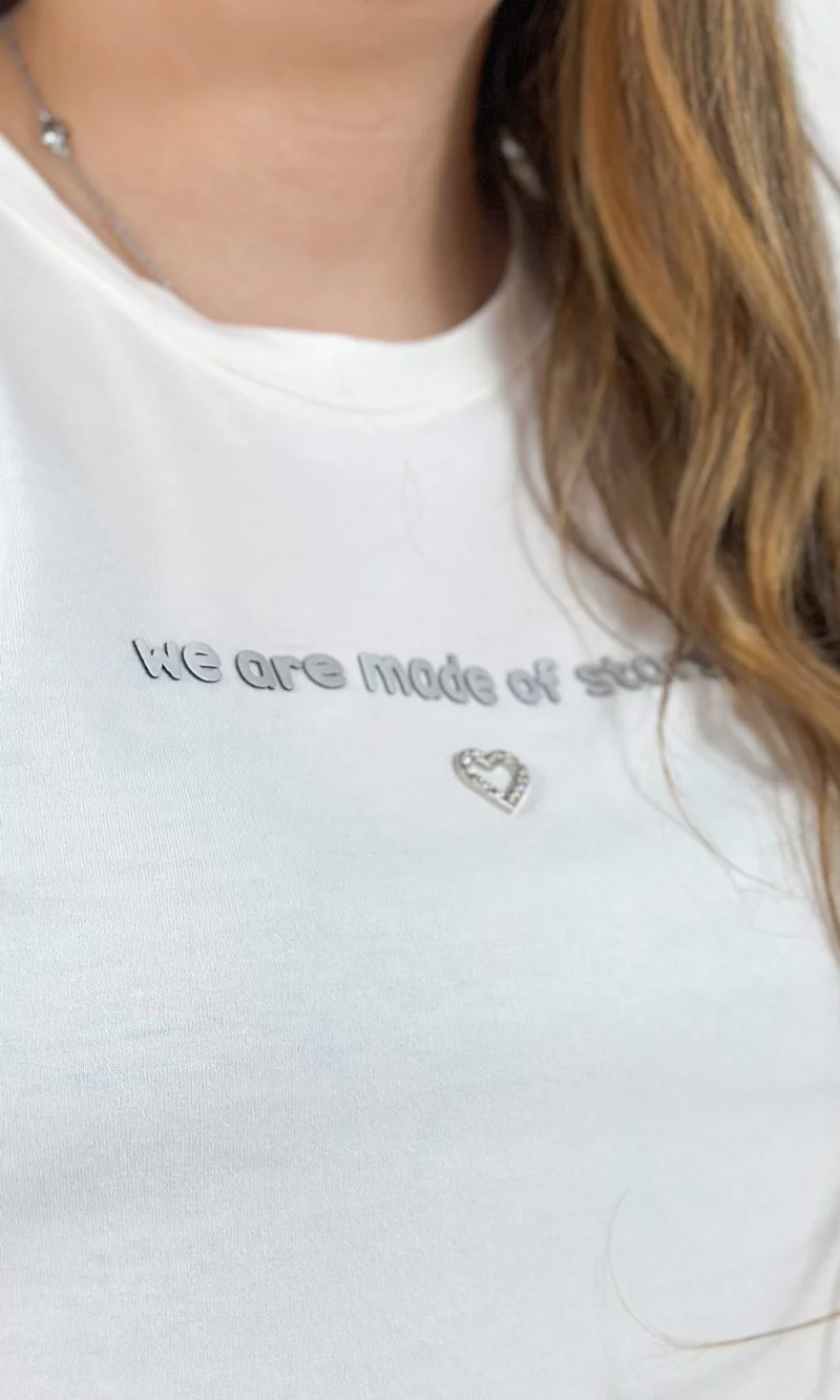 Camiseta mujer manga corta unicolor - Imagen 6