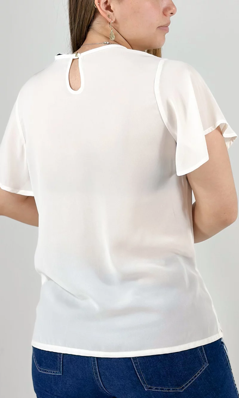 Blusa mujer manga corta estampada - Imagen 6