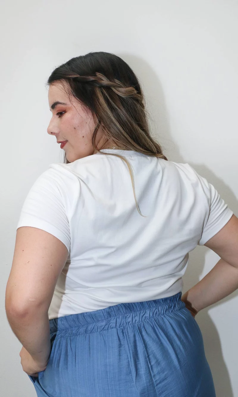 Camiseta mujer manga corta estampada - Imagen 2