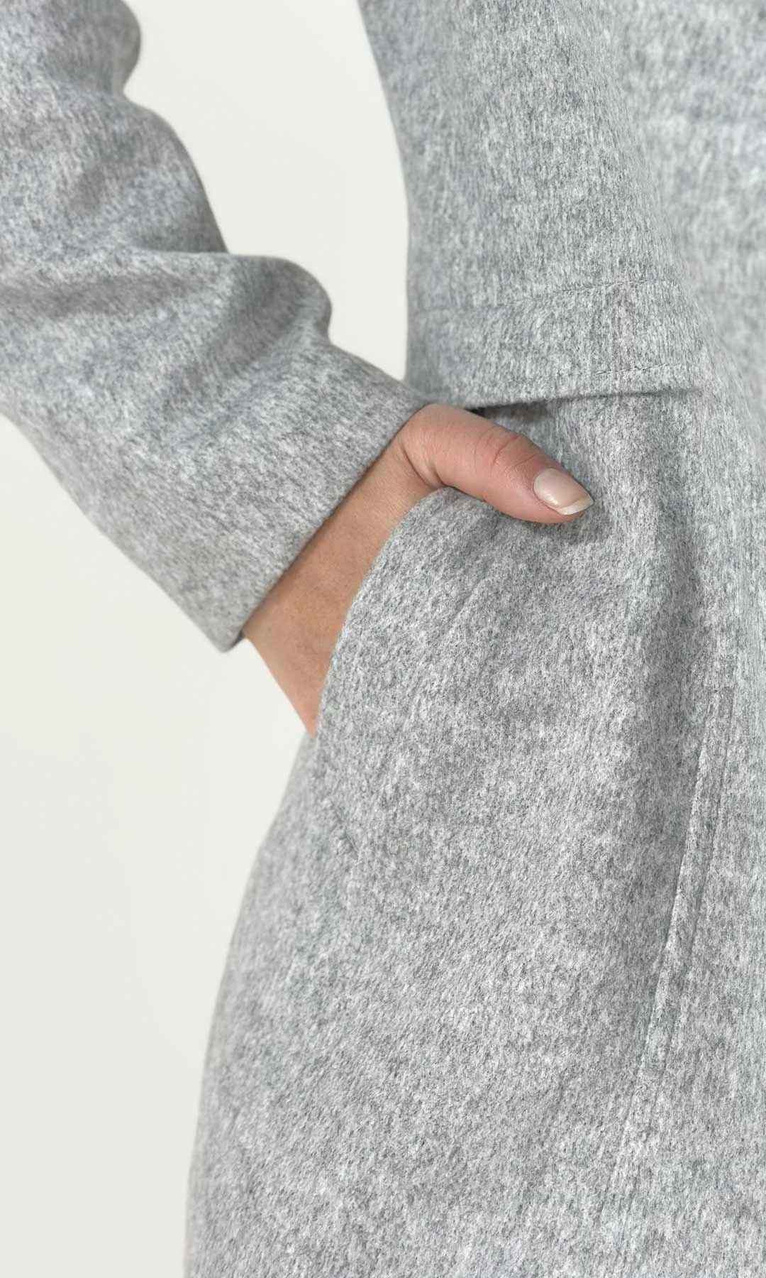 Gabán mujer unicolor - Imagen 5