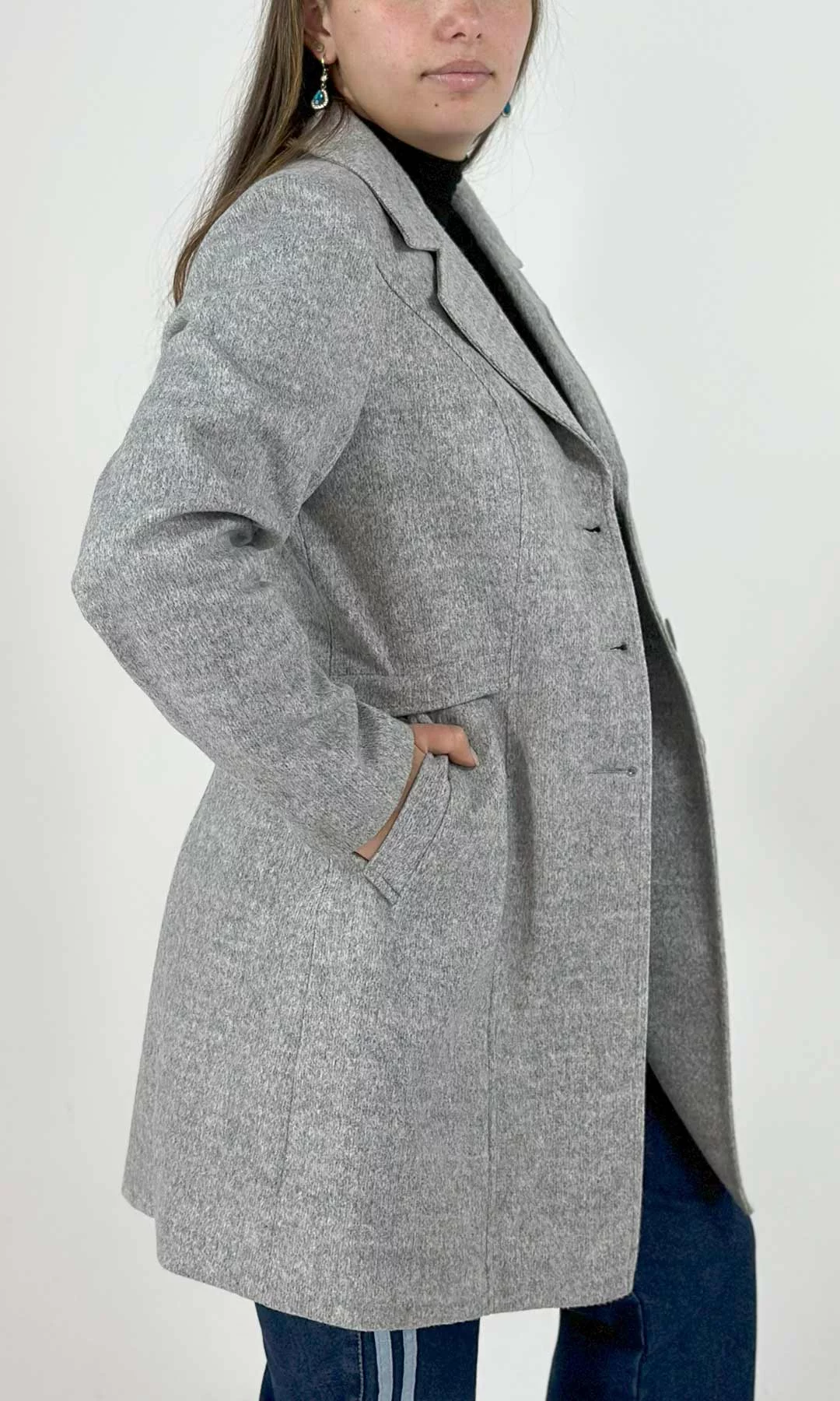 Gabán mujer unicolor - Imagen 6