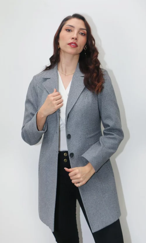 Gabán mujer unicolor