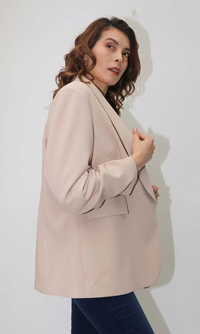Chaqueta mujer unicolor - Imagen 2